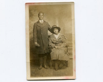 Mrs Florence Bradie, vintage African american rppc photo