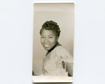 So sweet, vintage African American studio photo