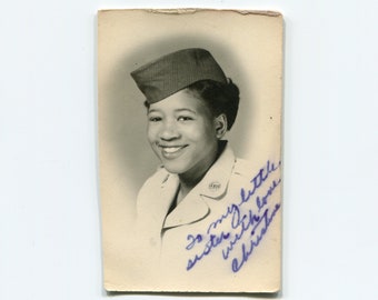 To my little sister, vintage African American studio photo