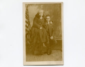 Late Edwardian, antique rppc photo