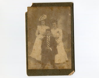 Just a memory, antique cabinet card photo