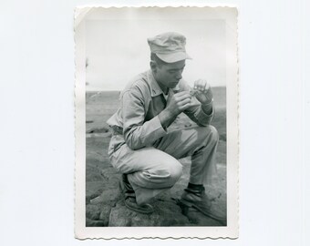 Spiked, vintage snapshot photo