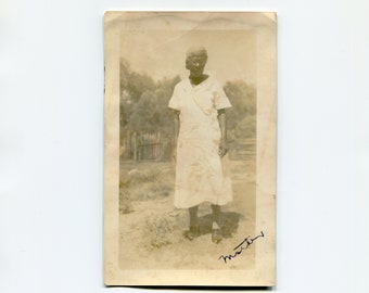 Mother, vintage African American snapshot photo