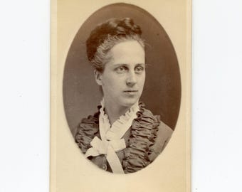 Ruffles, antique cdv photo