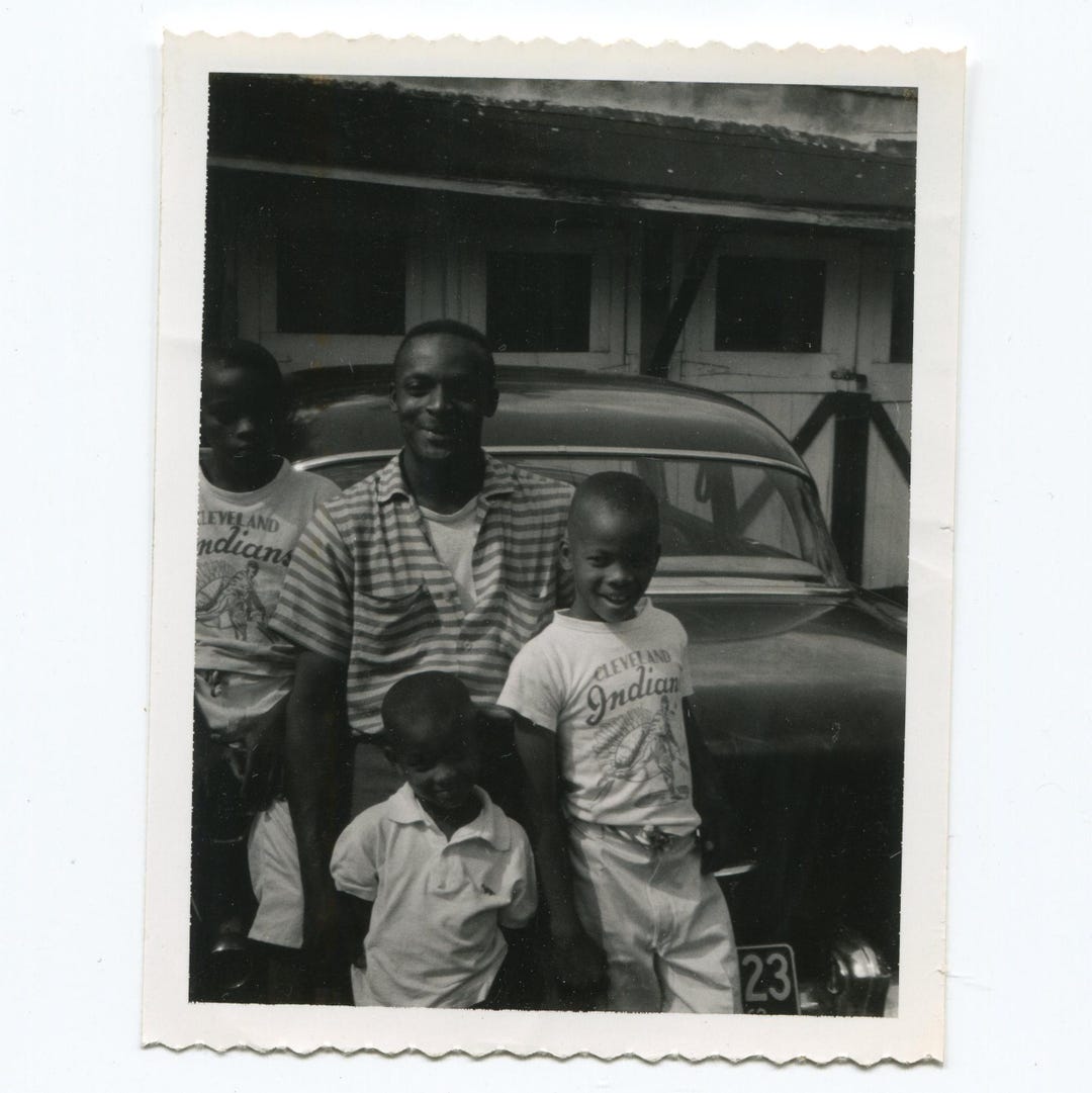 Cleveland Indians, Vintage Snapshot Photo, African American Family - Etsy
