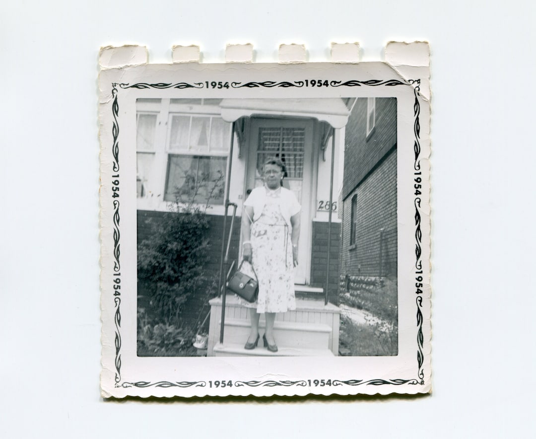 Taken in 54, Vintage African American Snapshot Photo - Etsy