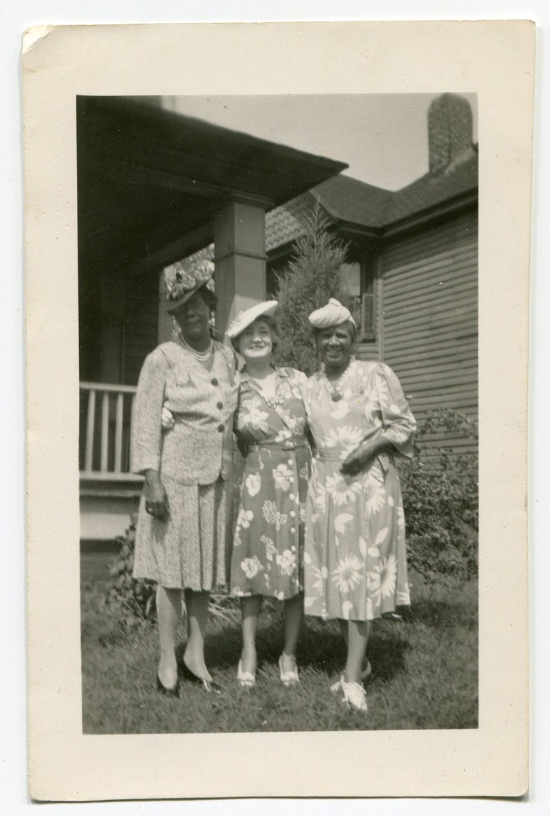 Ladies Who Lunch, Vintage African American Snapshot Photo - Etsy