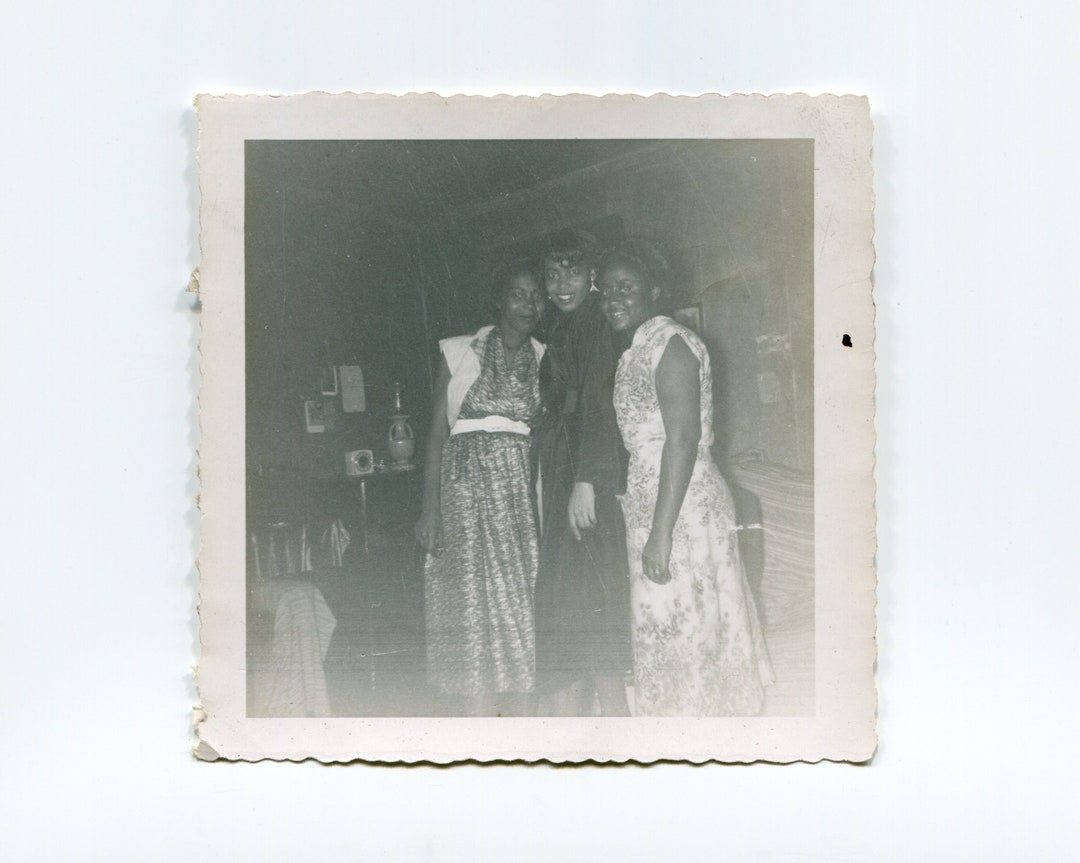 Trio, Vintage African American Snapshot Photo - Etsy