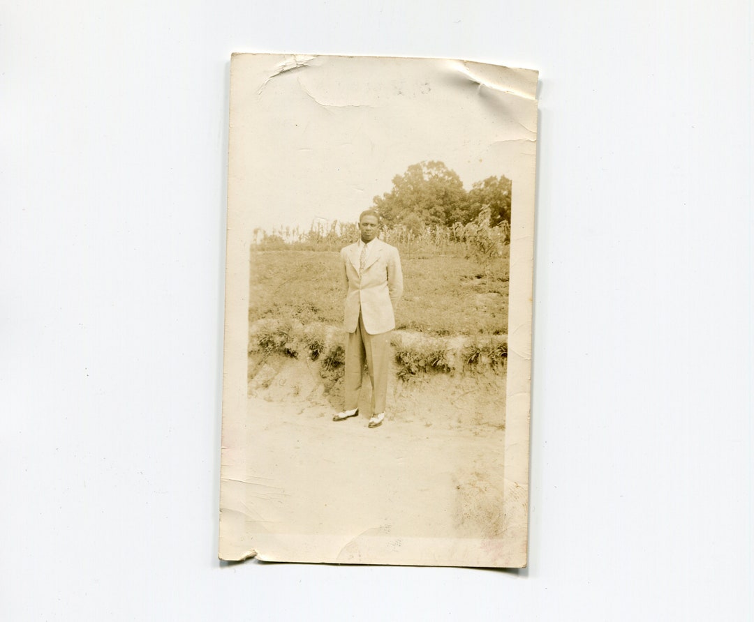For Remembrance, Vintage African American Snapshot Photo - Etsy