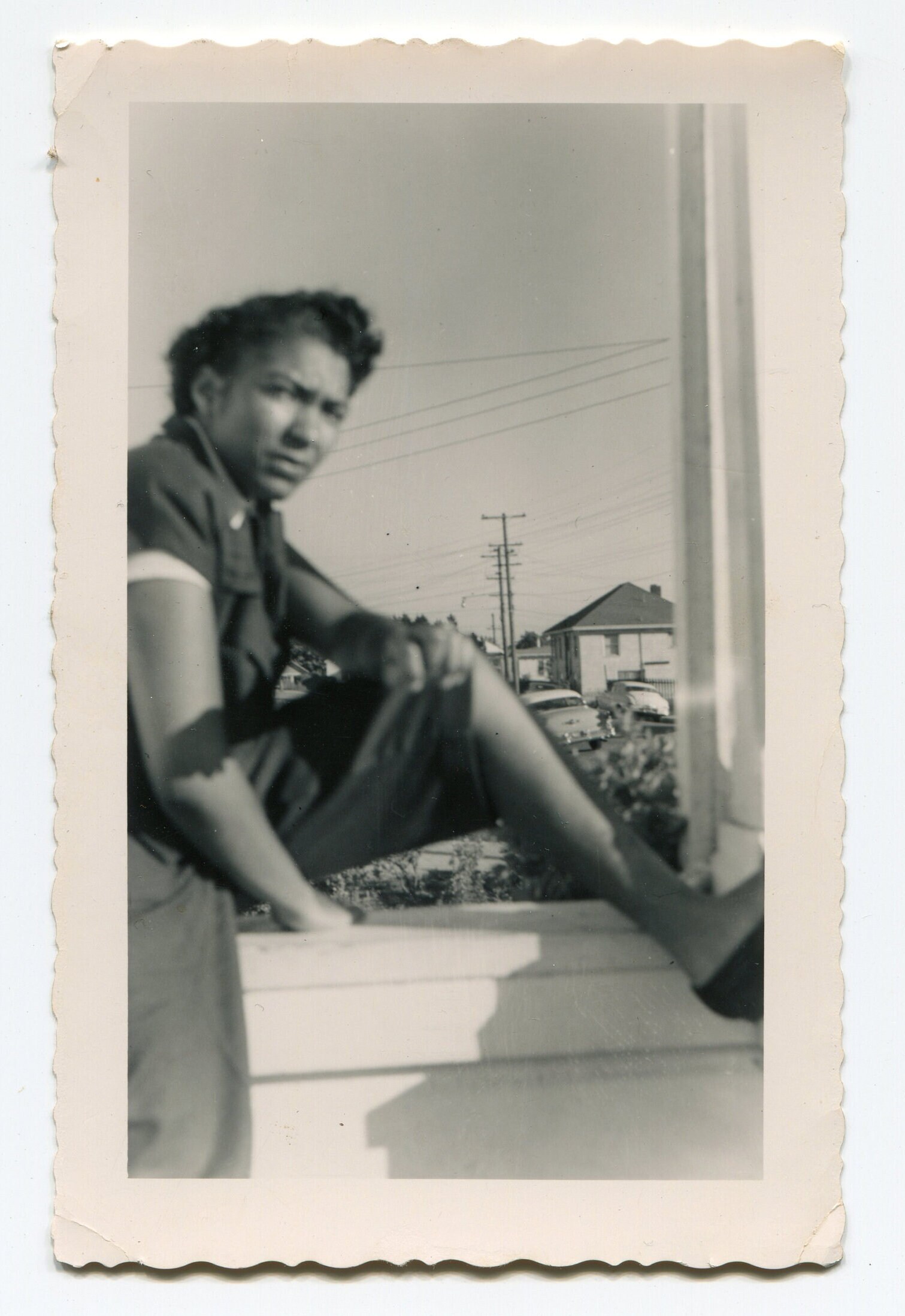 Show a Little Leg, Vintage African American Snapshot Photo - Etsy