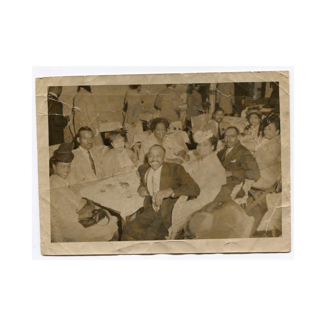 Lunch, Vintage 5x7 African American Snapshot Photo - Etsy