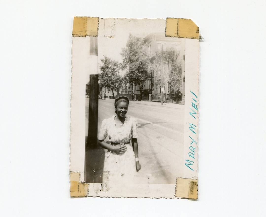 Mary M Neil, Vintage African American Snapshot Photo - Etsy