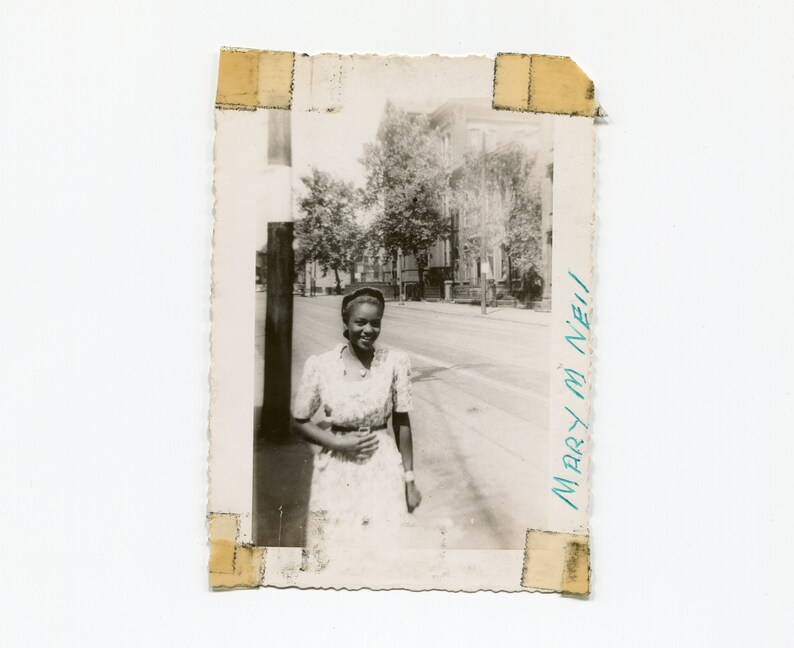 Mary M Neil, Vintage African American Snapshot Photo - Etsy