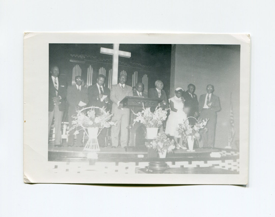 On Stage, Vintage African American Snapshot Photo - Etsy