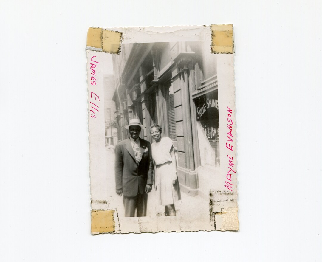 James and Mayme, Vintage African American Snapshot Photo - Etsy