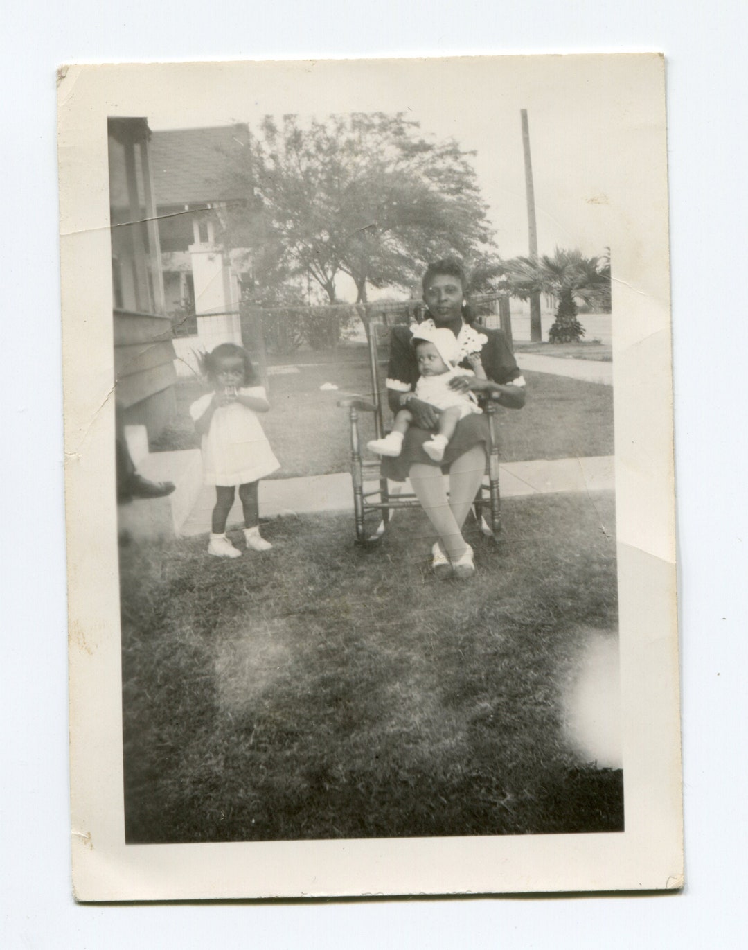 Front Yard Photo, Vintage African American Snapshot Photo - Etsy