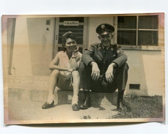 Cheeky, vintage snapshot photo