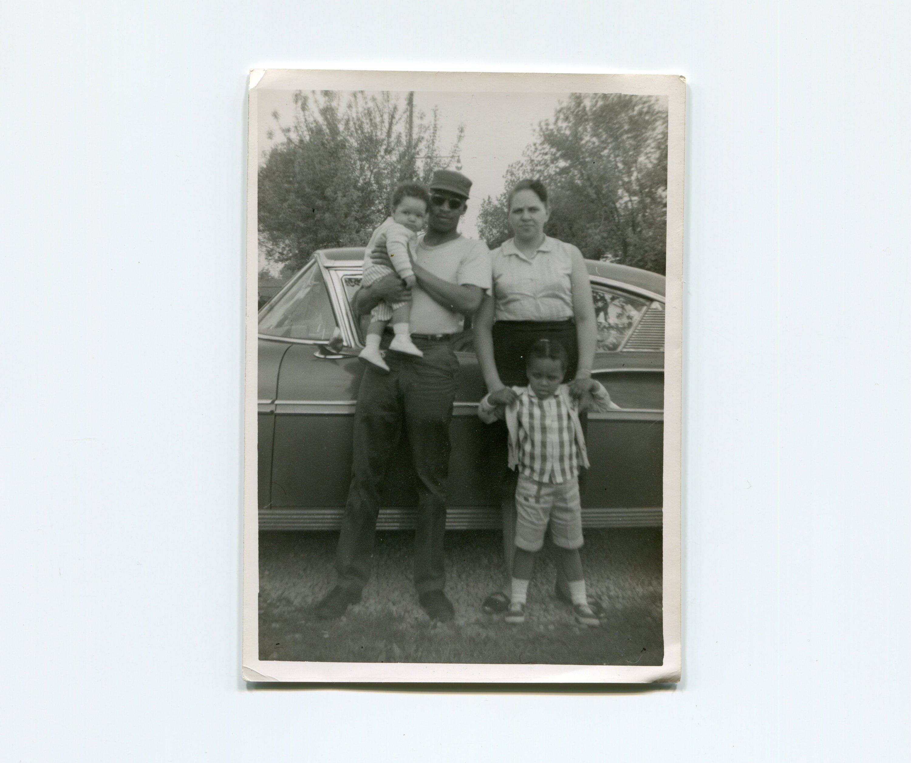 Family of Four, Vintage African American Snapshot Photo - Etsy