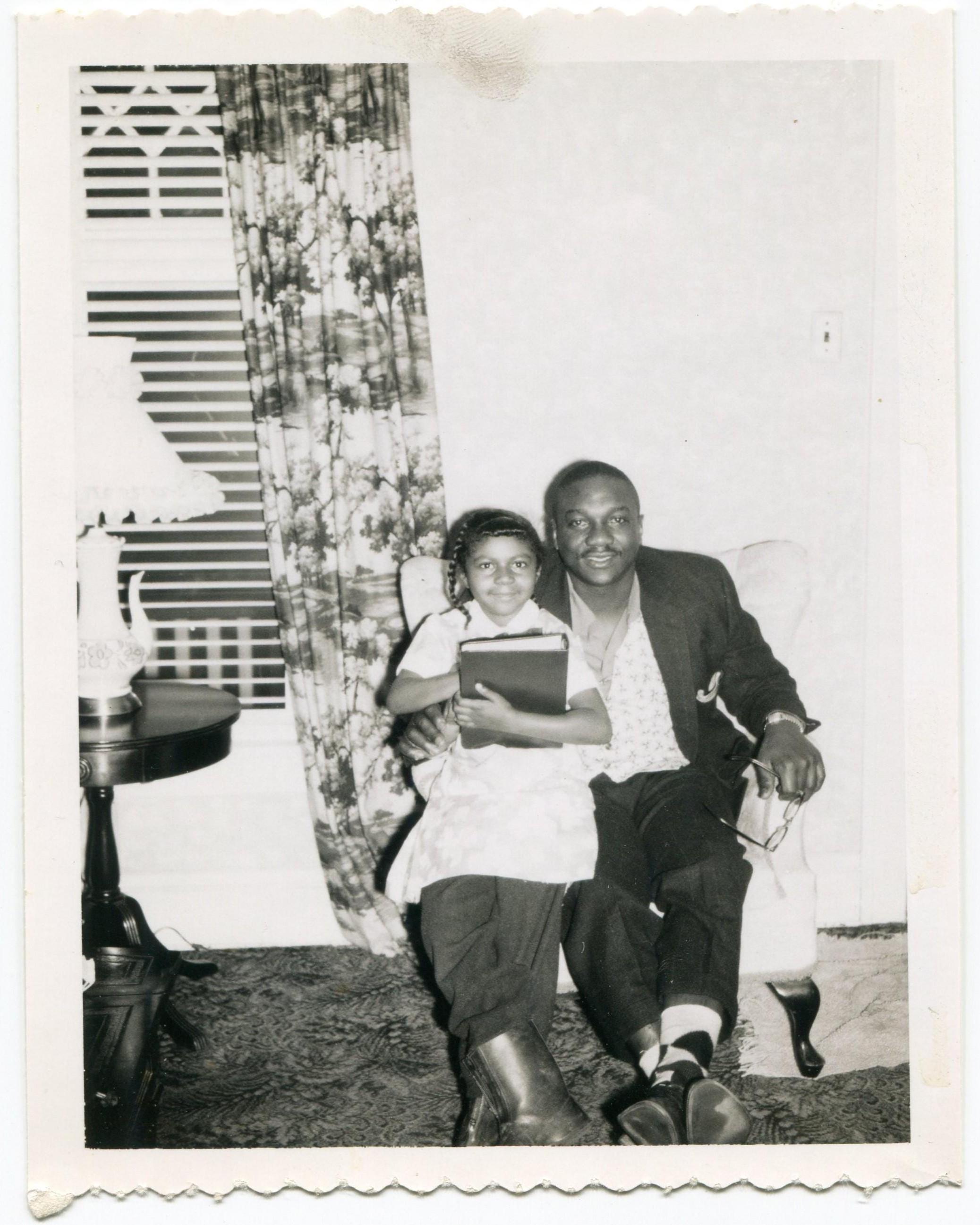 Practically Twins, Vintage Snapshot Photo, African American Father and ...