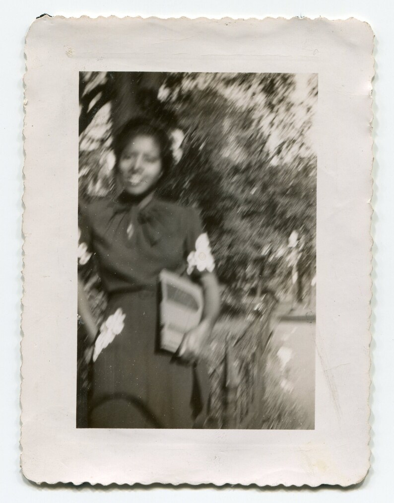 Impressionist Vintage African American Snapshot Photo - Etsy