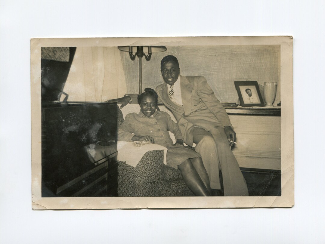 Signed With Love & Kisses, Vintage African American Snapshot Photo - Etsy