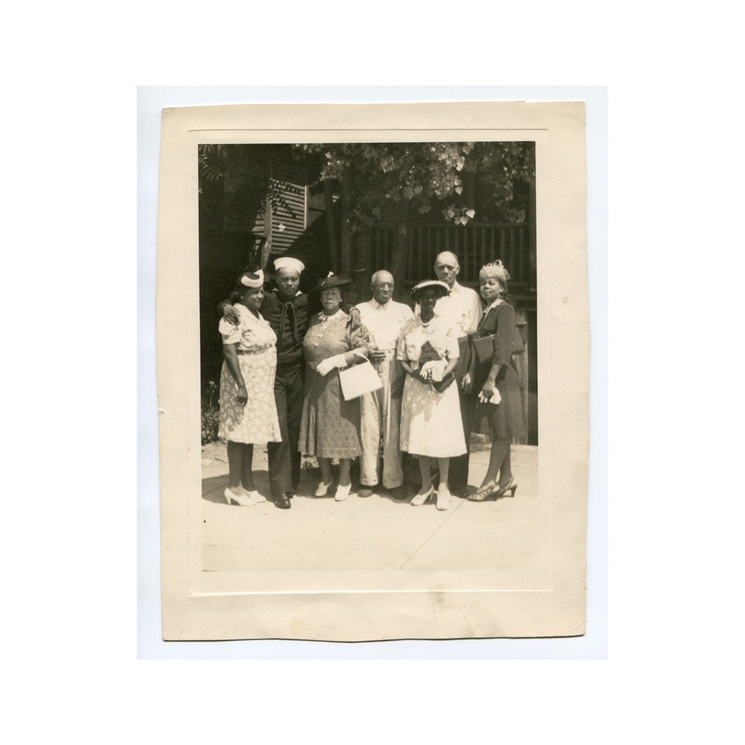 Back Home, Large Vintage African American Snapshot Photo - Etsy