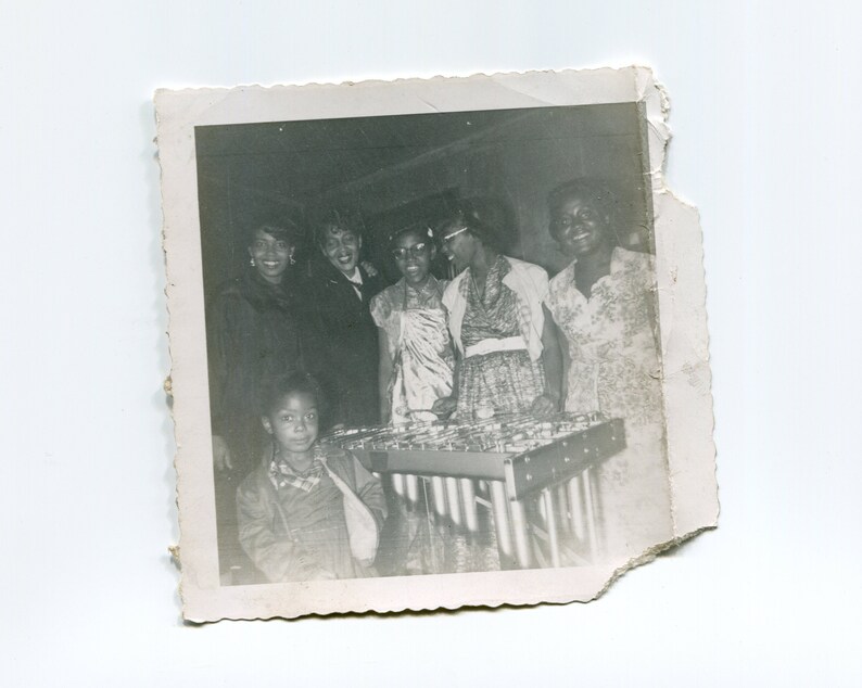 Squeezed In Vintage African American Snapshot Photo - Etsy