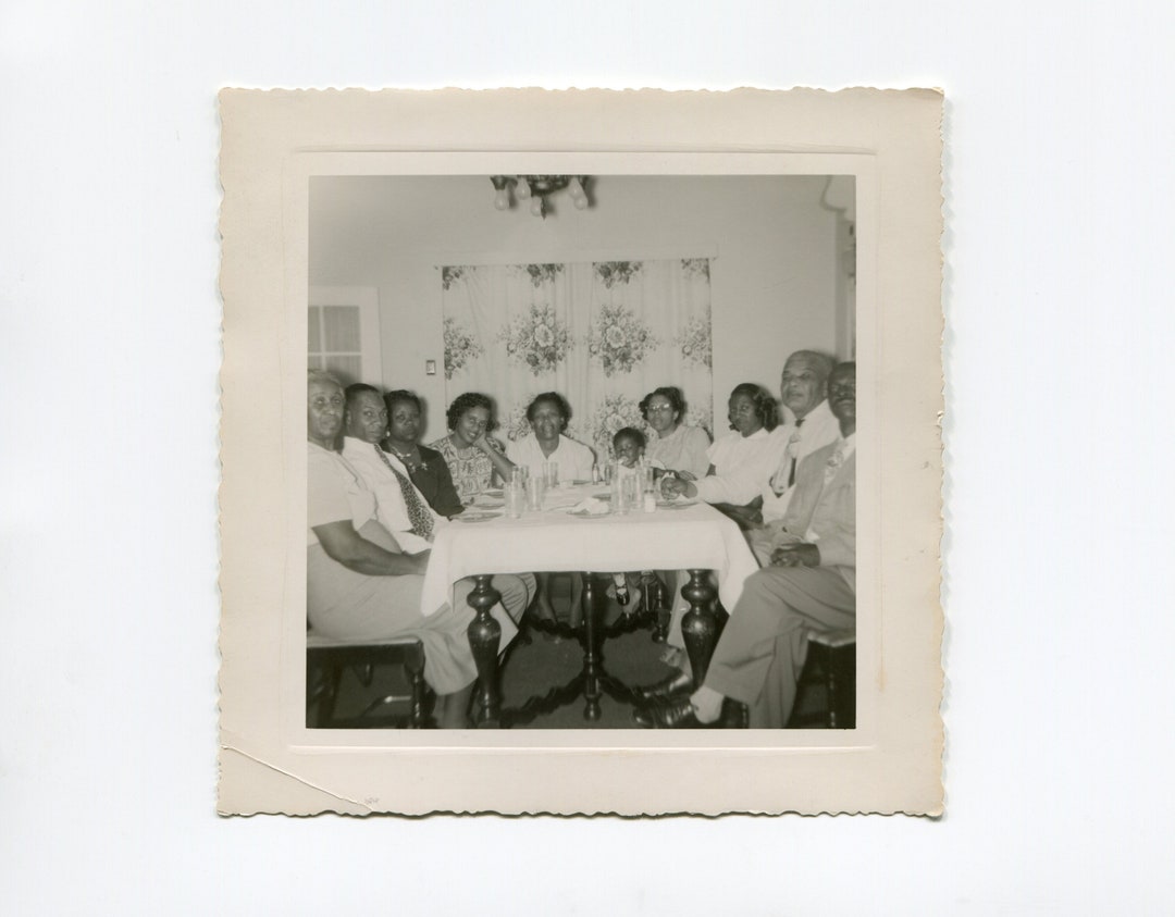 Full Table, Vintage African American Snapshot Photo - Etsy