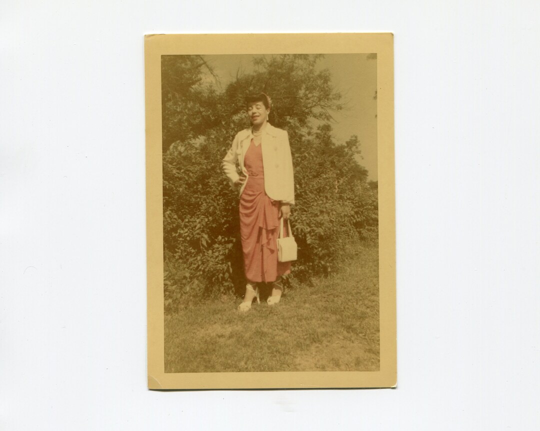 Think Pink, Vintage African American Snapshot Photo - Etsy