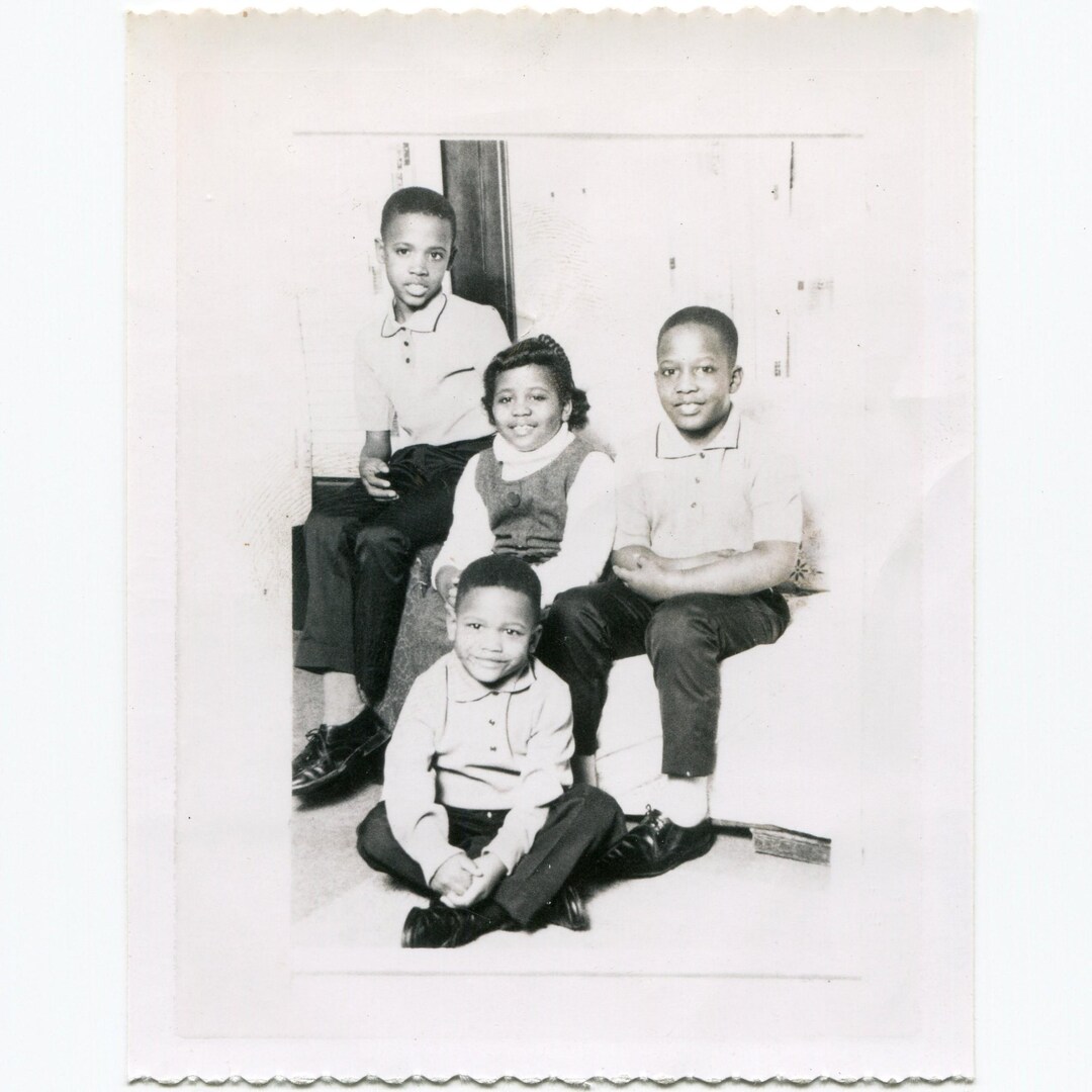 Photo of a Photo, Vintage Snapshot Photo, African American Kids - Etsy