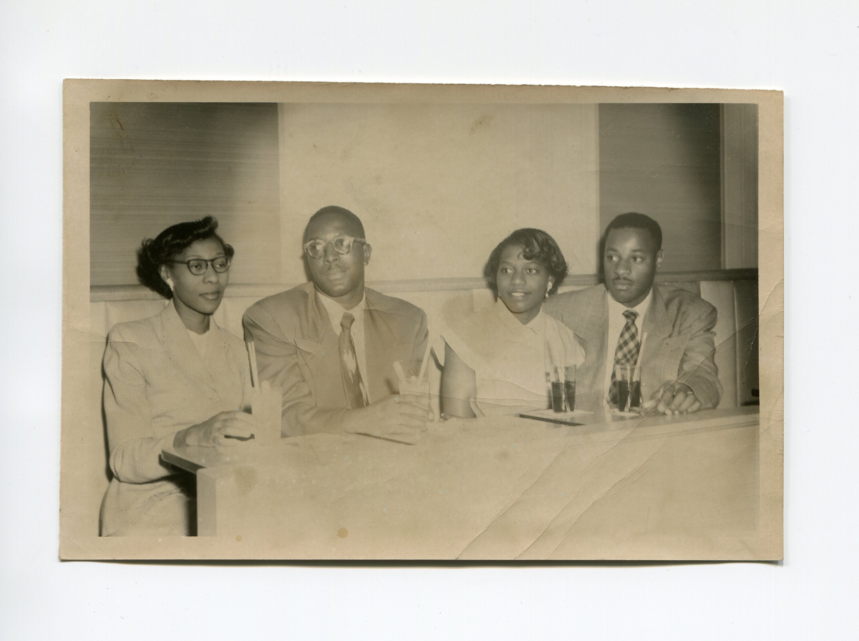 Double Date, Vintage African American Snapshot Photo - Etsy