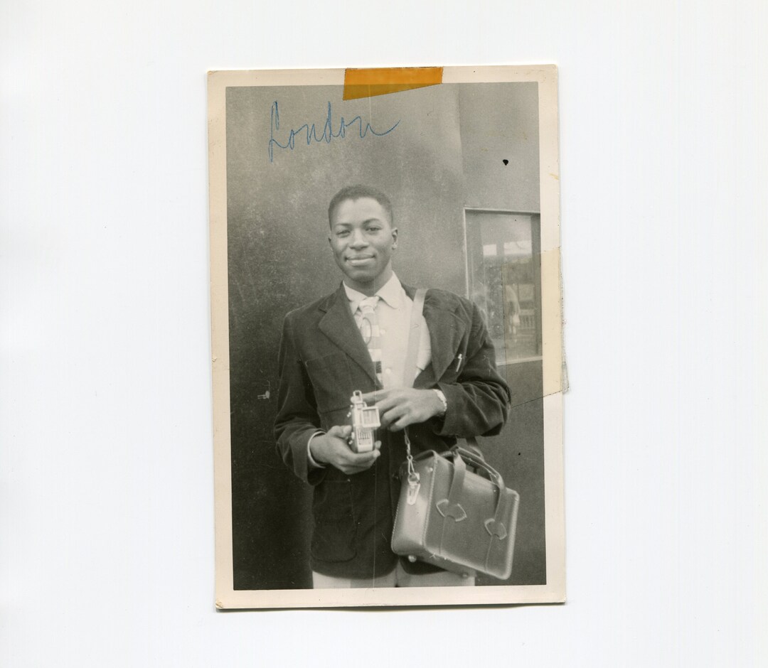 London, Vintage African American Snapshot Photo - Etsy
