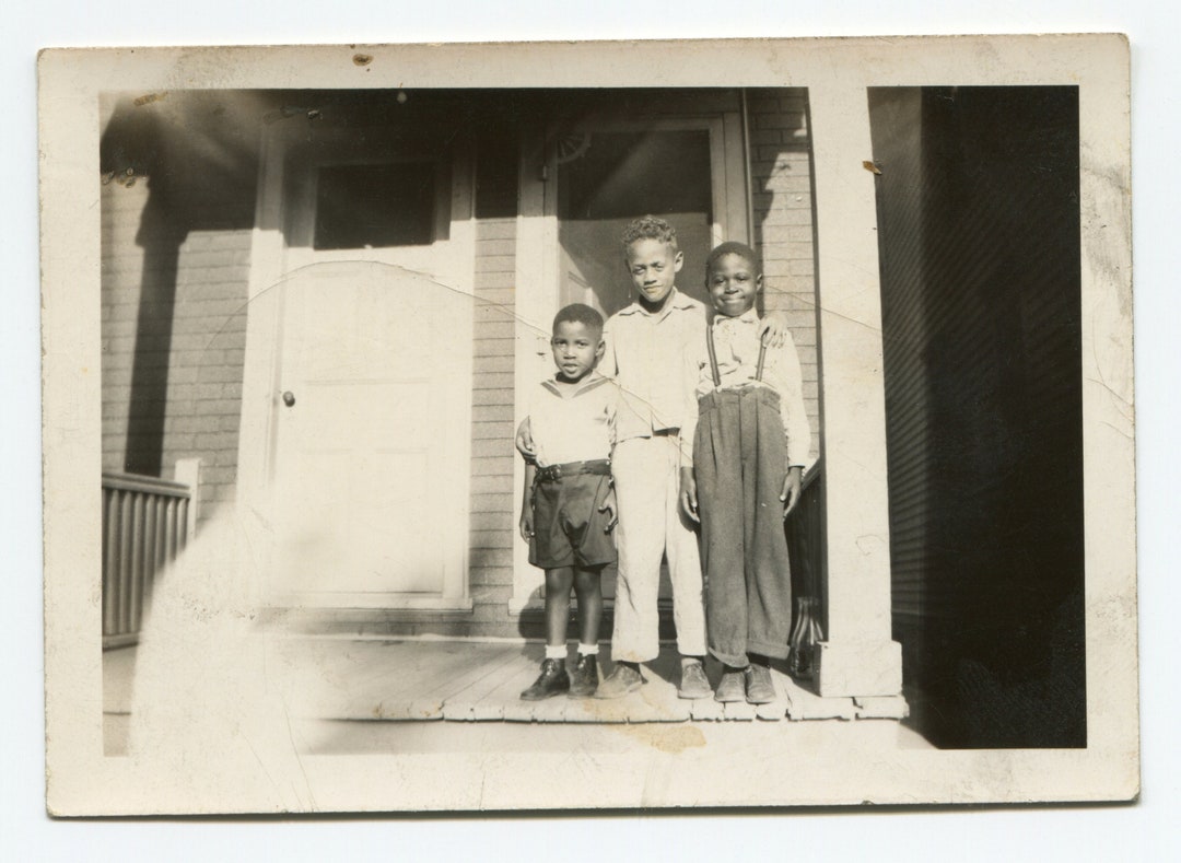 Front Porch, Vintage African American Snapshot Photo - Etsy