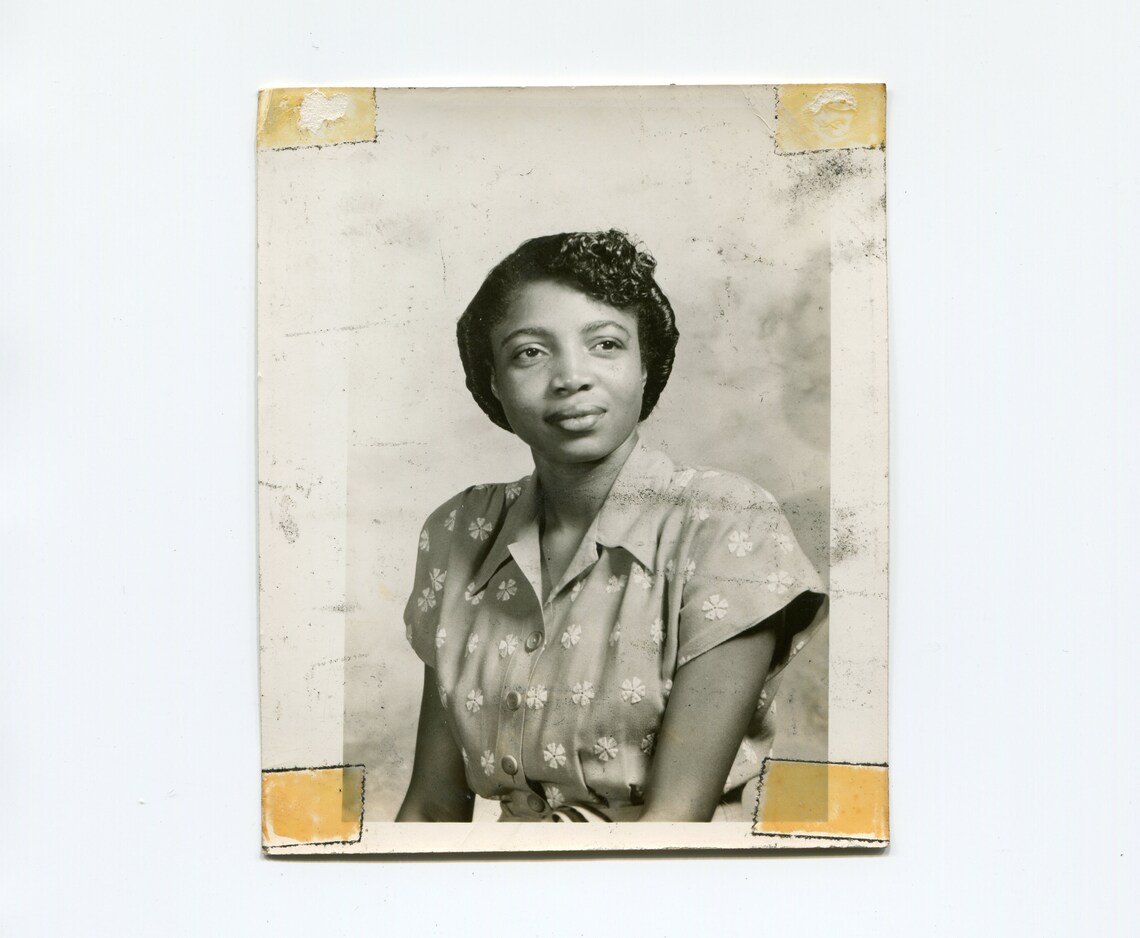 Sweet Looking Lady, Vintage African American Snapshot Photo - Etsy
