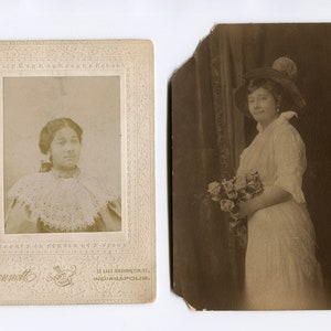 Grown up, antique African American photo lot