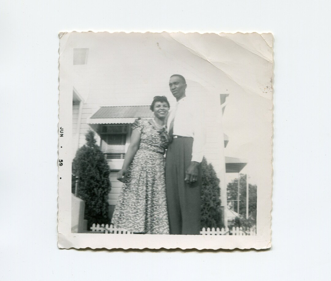 John & Selma, Vintage African American Snapshot Photo - Etsy
