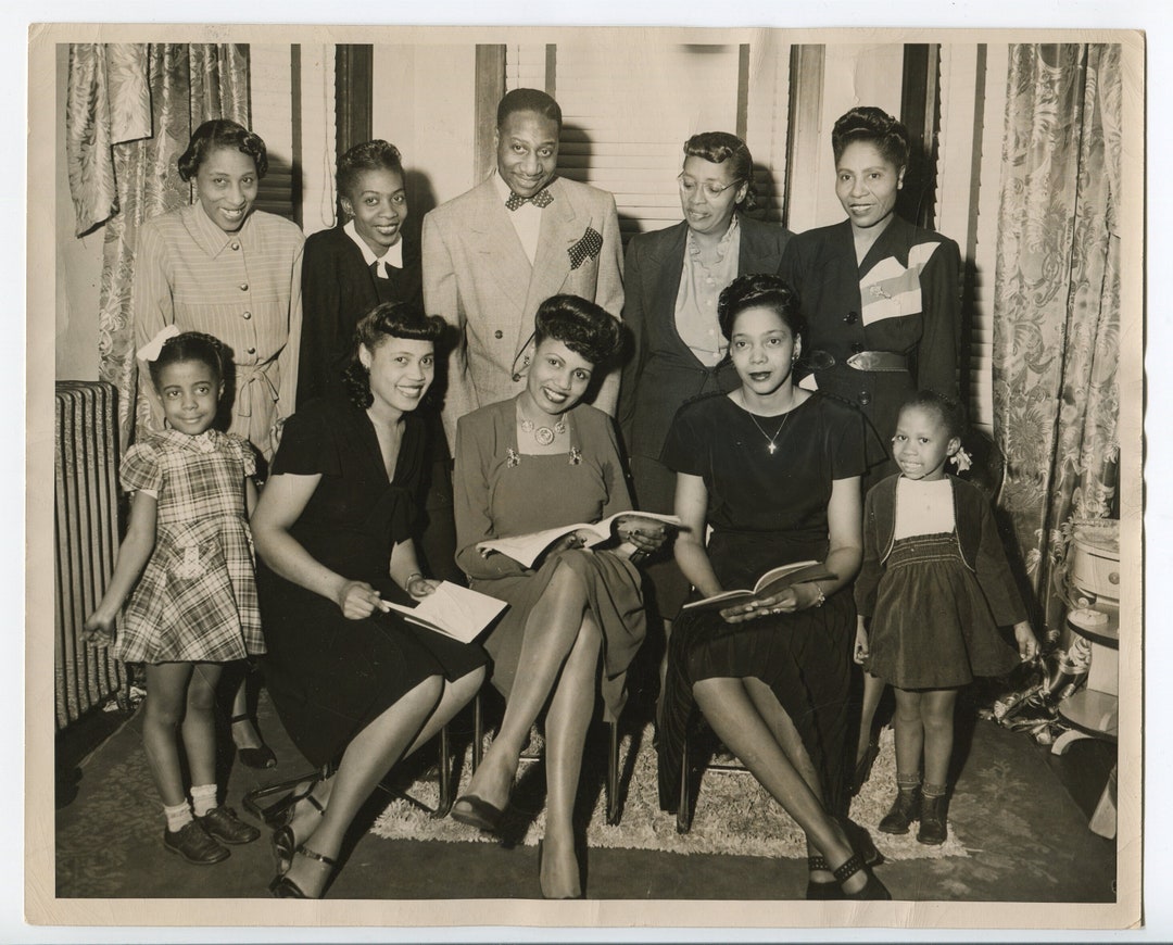 Smile Big Everyone Vintage 8x10 African American Snapshot - Etsy