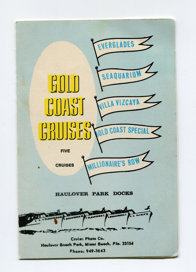 Gold Coast Cruises, vintage souvenir photo image 2