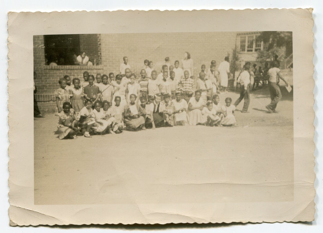 Class Photo , Vintage African American Snapshot Photo - Etsy
