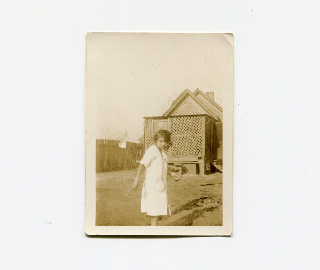 Out Back, Vintage African American Snapshot Photo - Etsy
