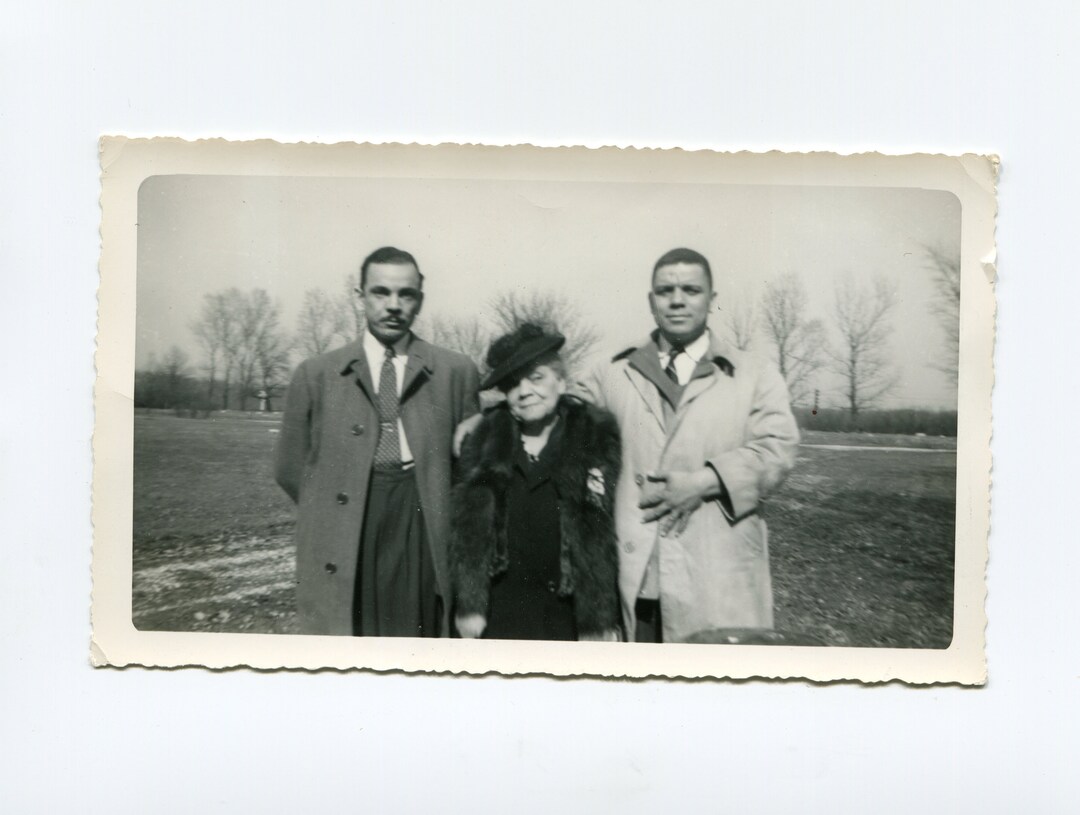 The Start of Winter, Vintage African American Snapshot Photo - Etsy