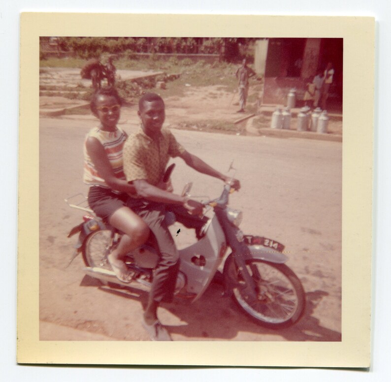 Zipping Around Vintage African American Snapshot Photo Etsy
