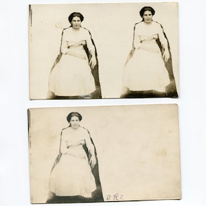 Bessie Ludwig, antique rppc photo lot