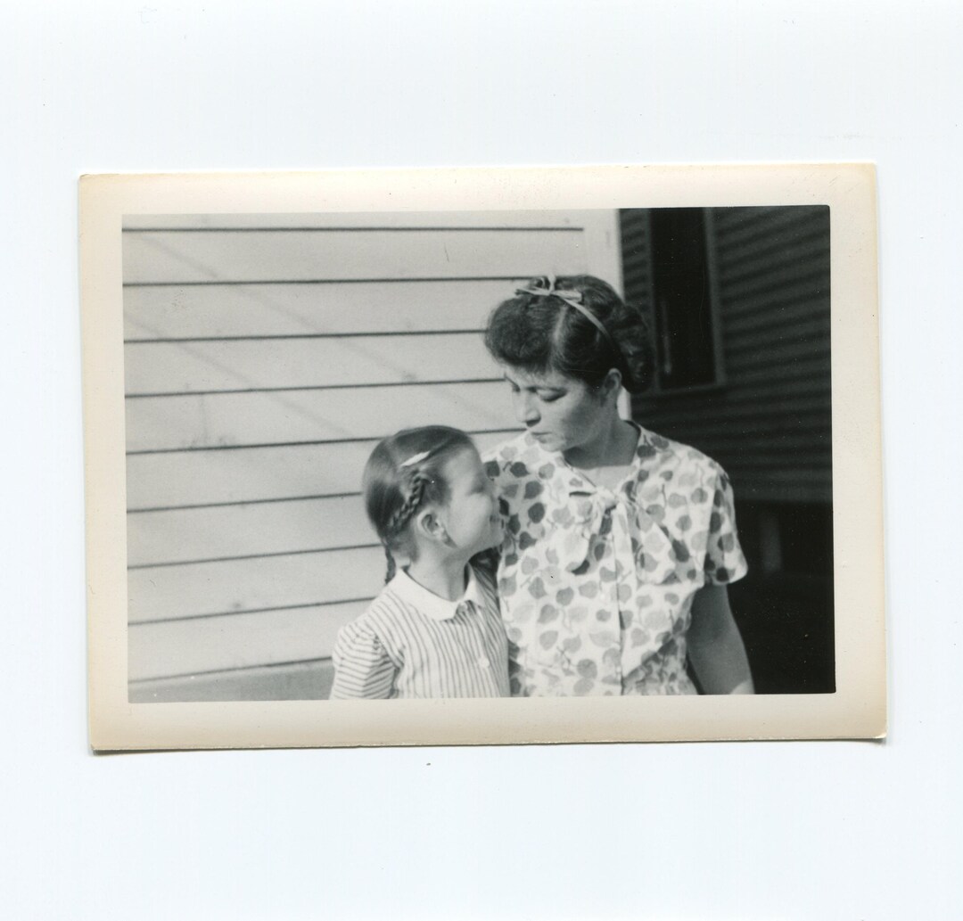 Mother and Daughter, Vintage Snapshot Photo - Etsy