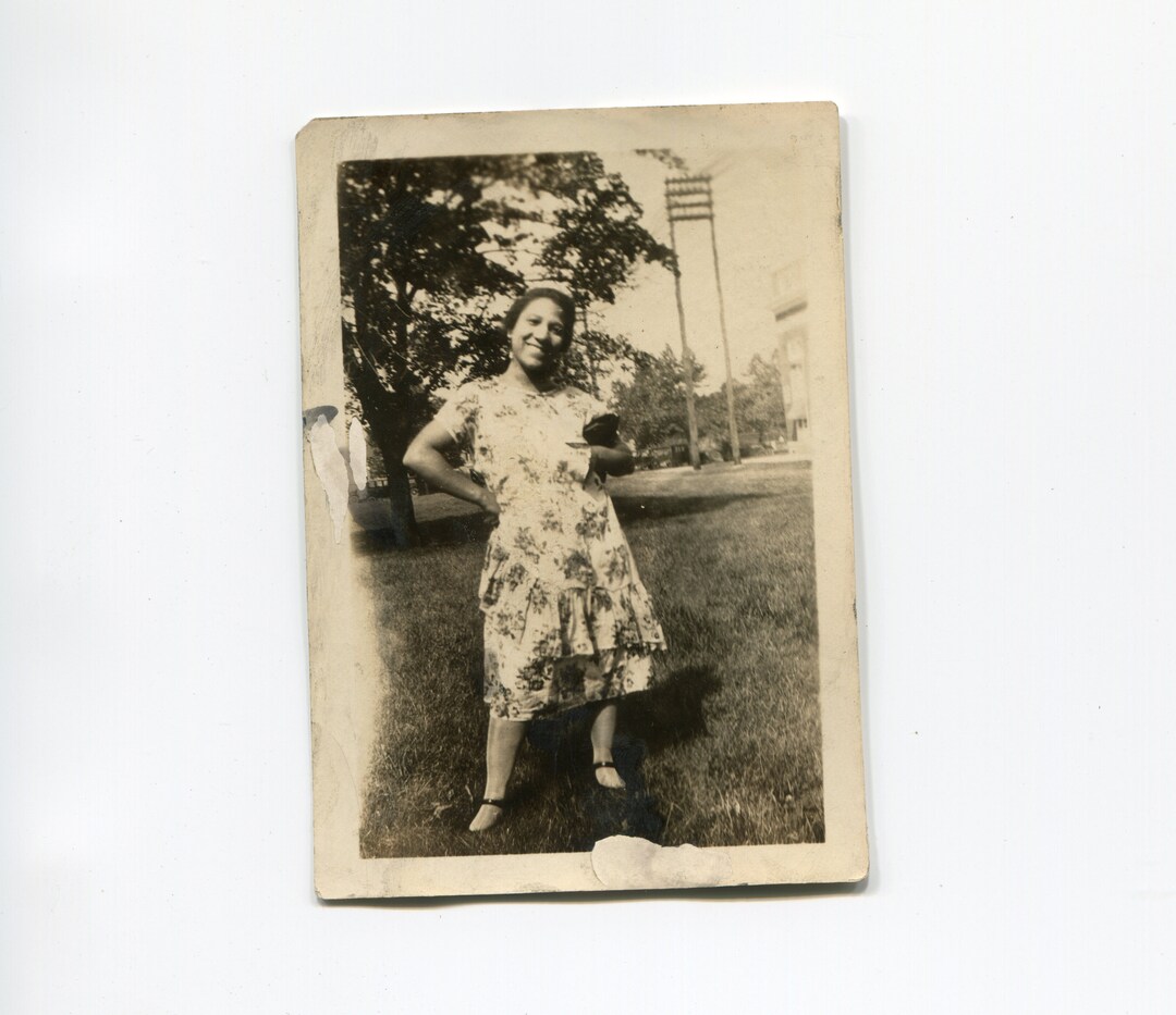 The Dress Has Pockets, Vintage African American Snapshot Photo - Etsy