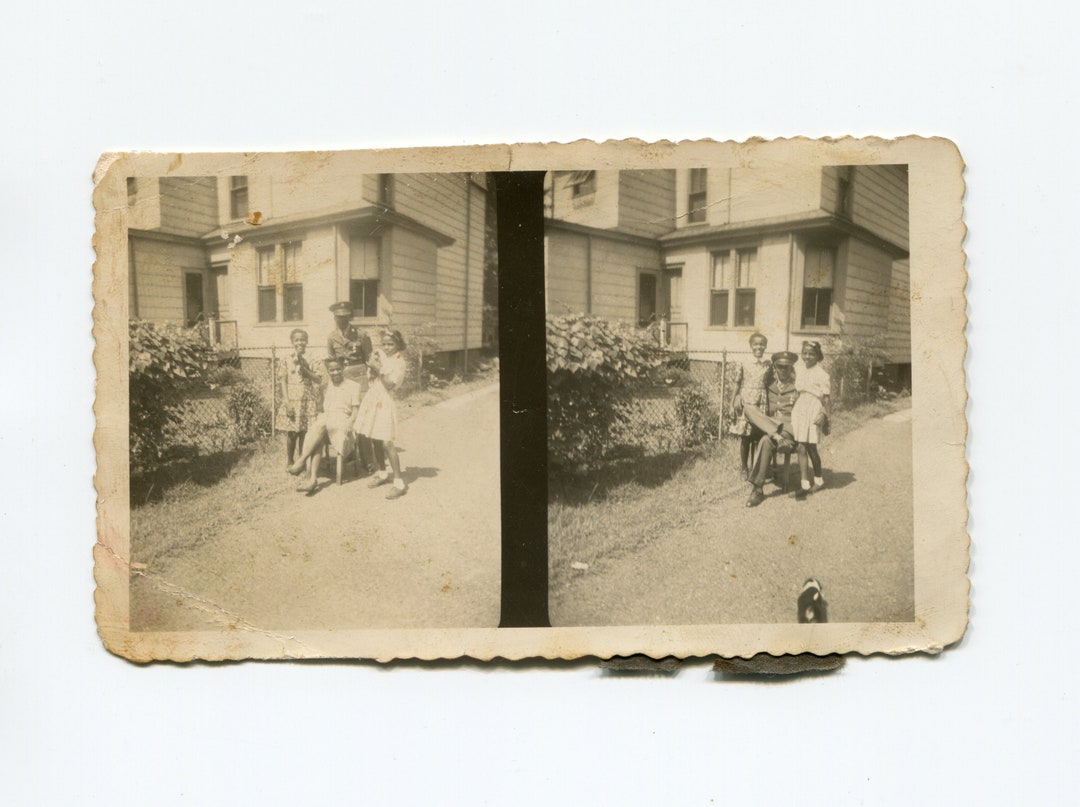 Home With His Girls, Vintage African American Snapshot Photo - Etsy