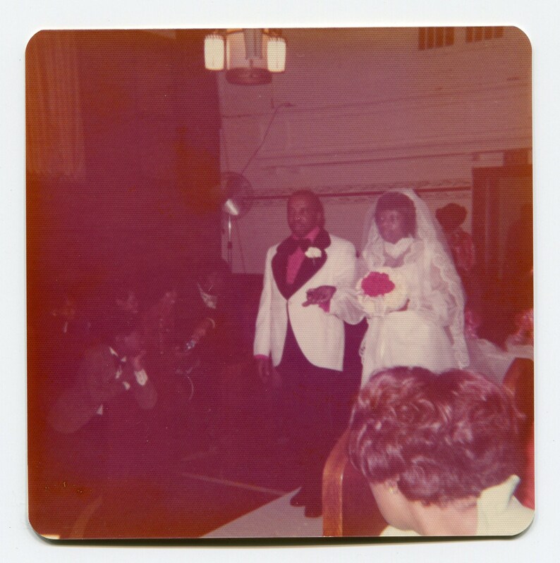 Down the Isle, Vintage African American Snapshot Photo - Etsy