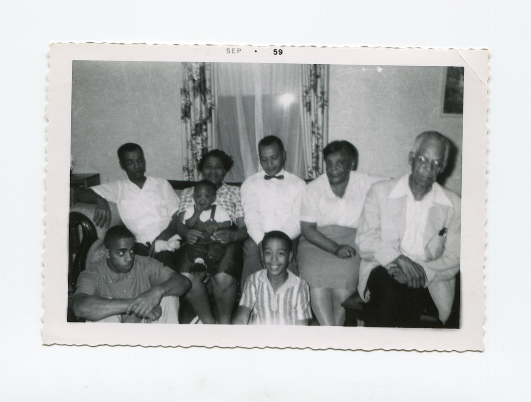 Multi-generational, Vintage African American Snapshot Photo - Etsy