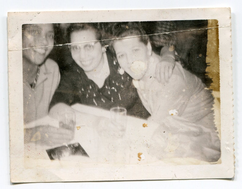 Squeeze in Tight Vintage African American Snapshot Photo - Etsy