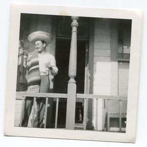 Serenade, vintage snapshot photo